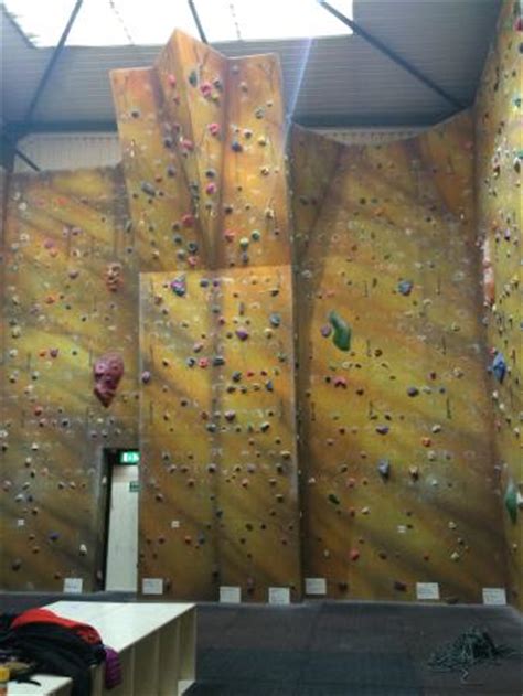 penrith leisure center climbing wall.